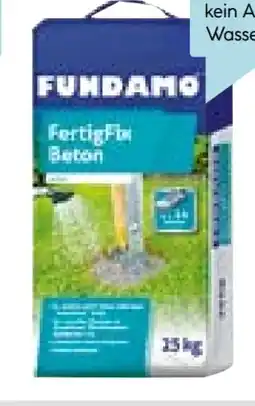 Hellweg Fundamo FertigFix Beton Angebot