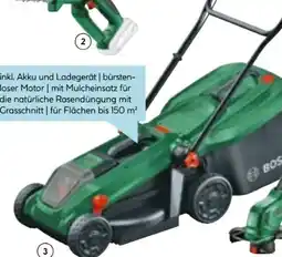 Hellweg Bosch Akku-Rasenmäher Rotak 18V-32 Angebot