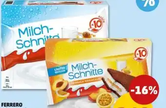 PENNY Ferrero Milch-Schnitte Angebot