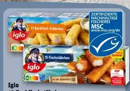 REWE Iglo 13 Backfischstäbchen Angebot