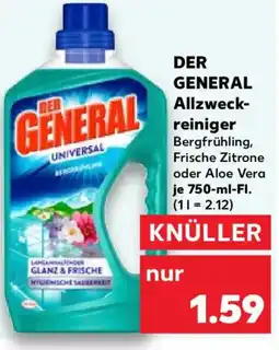 Kaufland DER GENERAL Allzweck reiniger Angebot