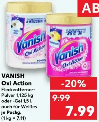 Kaufland VANISH Oxi Action Angebot