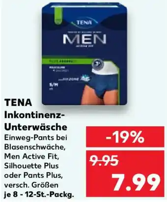 Kaufland TENA Inkontinenz- Unterwäsche Angebot