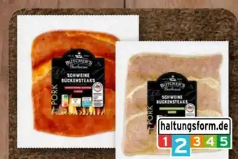 nahkauf Butcher’s Barbecue Schweine-Rückensteaks Angebot
