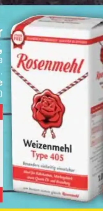 E-Center Rosenmehl Weizenmehl Angebot