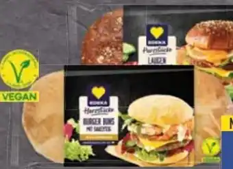 E-Center Edeka Herzstücke Burger Buns Vegan Angebot