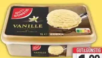 E-Center Gut & Günstig Vanille Eiscreme Angebot