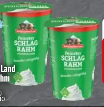 Edeka Berchtesgadener Land Feinster Schlagrahm Angebot