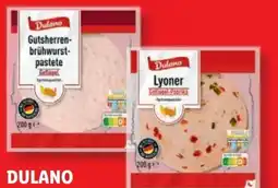 Lidl Dulano Geflügel Brühwurst Angebot