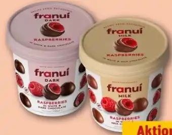 REWE Center Franui Schokolierte Himbeeren Angebot