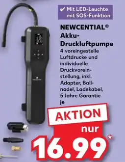 Kaufland NEWCENTIAL Akku- Druckluftpumpe Angebot