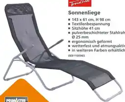 Globus Baumarkt TrendLine Sonnenliege Angebot