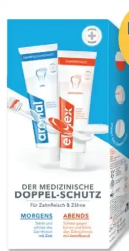 Budni Aronal & Elmex Zahncreme Doppel-Schutz Zahnfleisch und Zähne Angebot