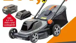 Globus Baumarkt Primaster Akku Rasenmäher PMARM 4043 Angebot
