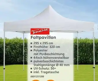 Globus Baumarkt TrendLine Faltpavillon Angebot