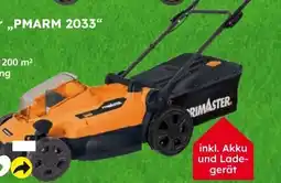 Globus Baumarkt Primaster Akku Rasenmäher PMARM 2033 Angebot