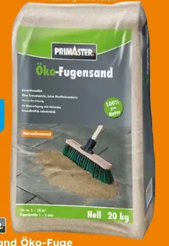 Globus Baumarkt Primaster Fugensand Öko-Fuge Angebot