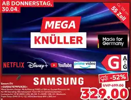 Kaufland SAMSUNG Smart-TV GU55U7079FUXZG Angebot