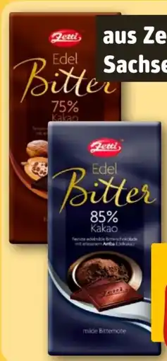REWE Zetti Edel Bitter Schokolade Angebot