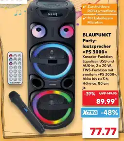 Kaufland BLAUPUNKT Party lautsprecher PS 3000 Angebot