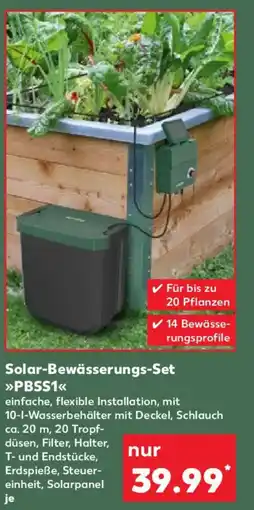 Kaufland PARKSIDE Solar-Bewässerungs-Set PBSS1 Angebot