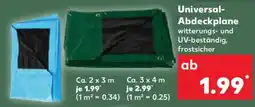 Kaufland Universal- Abdeckplane Angebot
