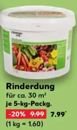 Kaufland COUNTRY Side Rinderdung Angebot