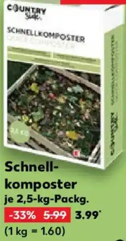 Kaufland COUNTRY Side Schnellkomposter Angebot