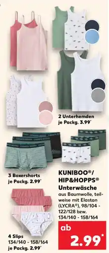 Kaufland KUNIBOO/ HIP&HOPPS Unterwäsche Angebot