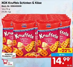 Netto Marken-Discount XOX Knuffels Schinken & Käse Angebot