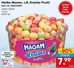 Netto Marken-Discount Haribo Maoam, z.B. Kracher Frucht Angebot