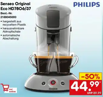 PHILIPS Senseo Original Eco HD7806/37