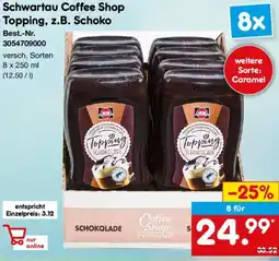 Netto Marken-Discount Schwartau Coffee Shop Topping, z.B. Schoko Angebot