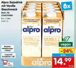 Netto Marken-Discount Alpro Sojadrink mit Vanille Geschmack Angebot