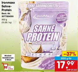 Netto Marken-Discount Ironmaxx Sahne- Protein Angebot