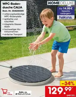 Netto Marken-Discount HOME DELUXE WPC-Bodendusche CALIA Angebot