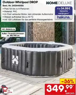 Netto Marken-Discount HOME DELUXE Outdoor-Whirlpool DROP Angebot