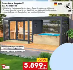 Netto Marken-Discount Saunahaus Angelus XL Angebot