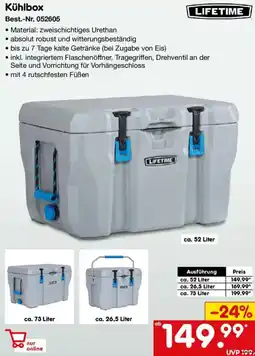Netto Marken-Discount LIFETIME Kühlbox Angebot