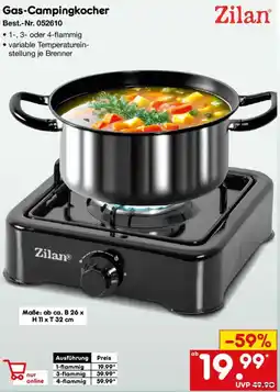 Netto Marken-Discount Zilan Gas-Campingkocher Angebot