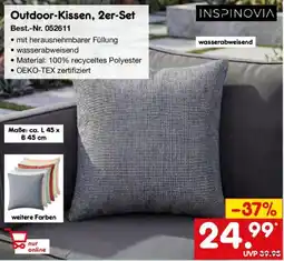 Netto Marken-Discount Outdoor-Kissen, 2er-Set Angebot