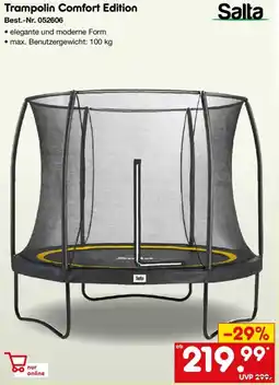 Netto Marken-Discount Salta Trampolin Comfort Edition Angebot