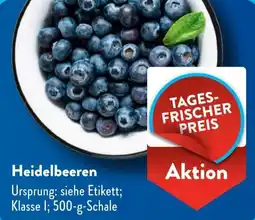 Aldi Süd Heidelbeeren Angebot