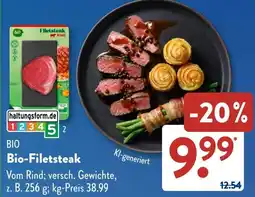 Aldi Süd BIO Bio-Filetsteak Angebot
