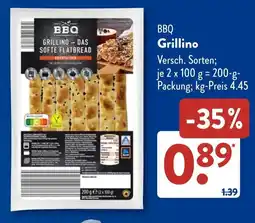 Aldi Süd BBQ Grillino Angebot