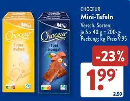 Aldi Süd CHOCEUR Mini-Tafeln Angebot