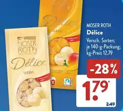 Aldi Süd MOSER ROTH Délice Angebot