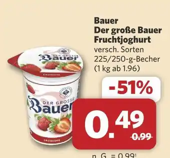 Combi Bauer der große bauer fruchtjoghurt Angebot