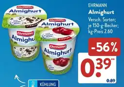 Aldi Süd EHRMANN Almighurt Angebot