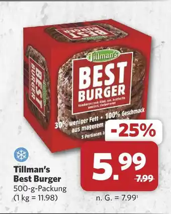 Combi Tillman's best burger Angebot